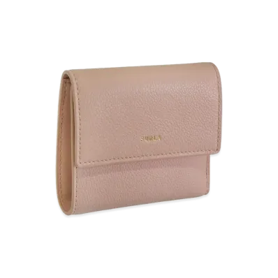 FURLA Goccia M Compact Wallet Trifold "Pink"