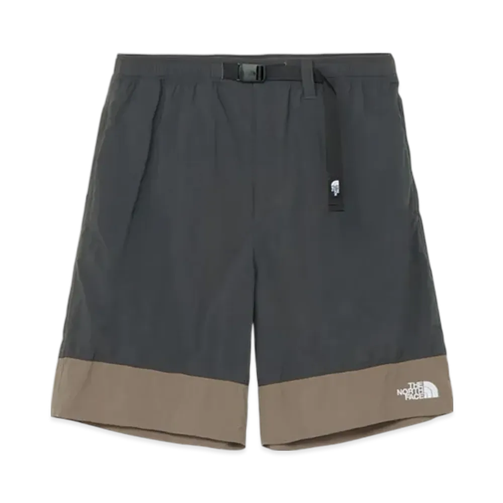 The North Face Nuptse Shorts "Asphalt Gray/Classic Khaki"