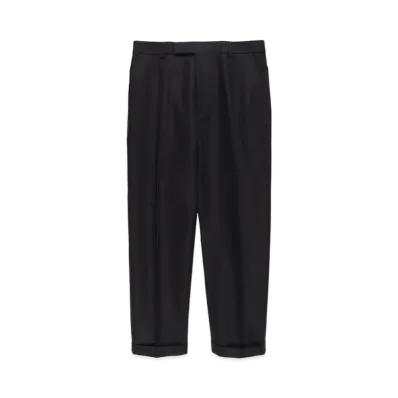 WACKO MARIA PLEATED TROUSERS (TYPE-2) "Black"