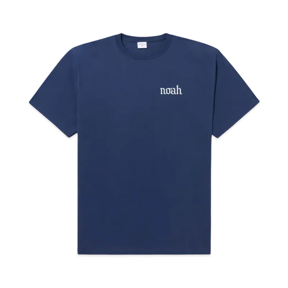 Noah Gothic N Tee "Navy"