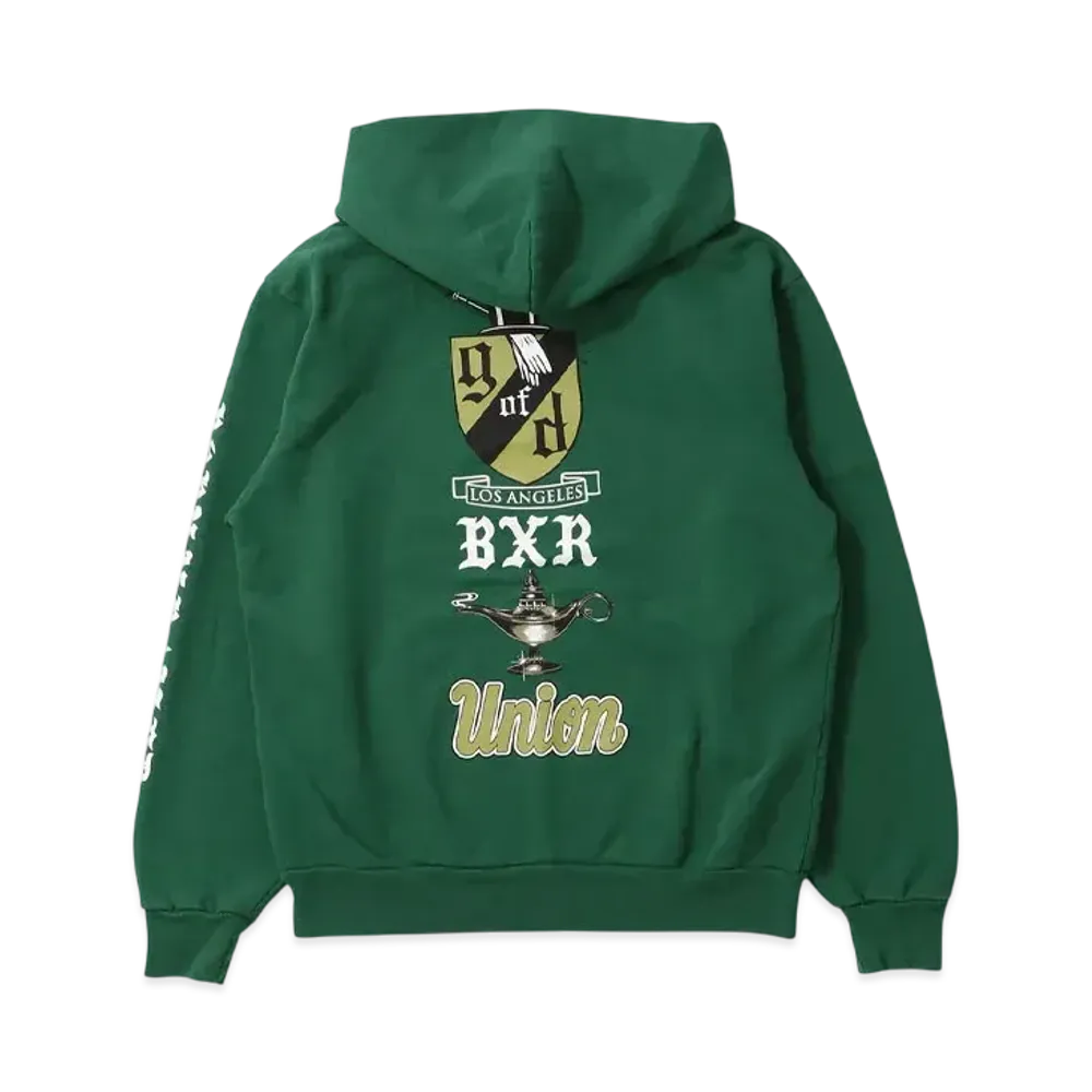 UNION x Born x Raised Gents Of Desire Seal Hoodie "Emerald Green"