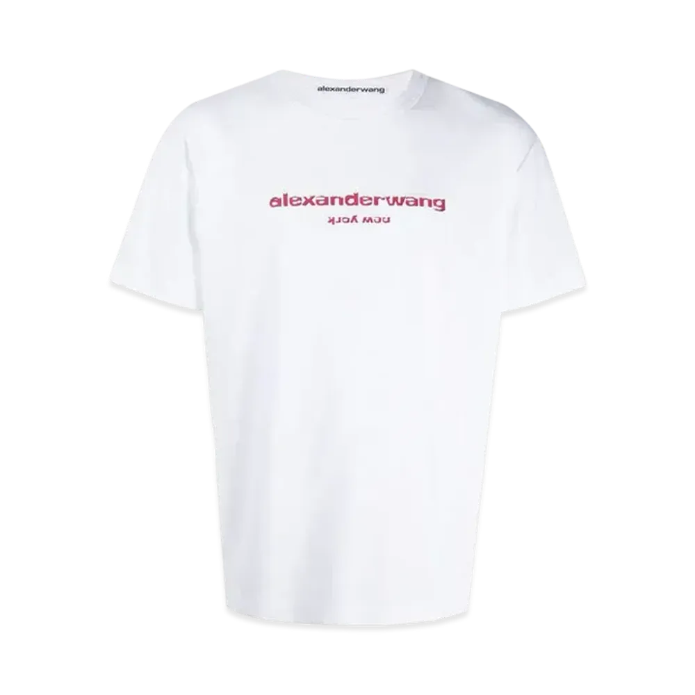 Alexander Wang Logo Tee "White"