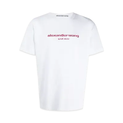 Alexander Wang Logo Tee "White"