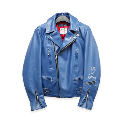 COMME des GARCONS Lewis Leathers "Lightning Blue"