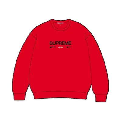 Supreme Established Crewneck "Red"