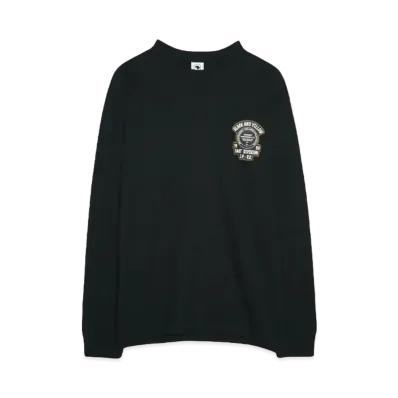 RATS EMBLEM LOGO L/S TEE "BLACK"