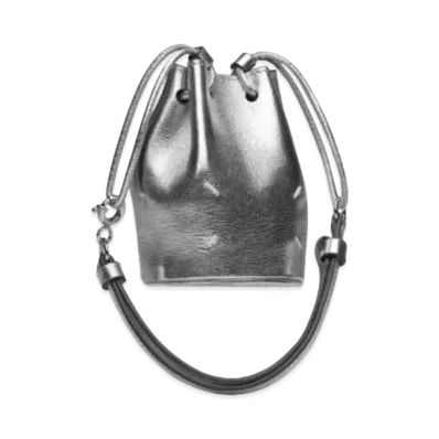Maison Margiela Metallized Micro Bag "Silver"