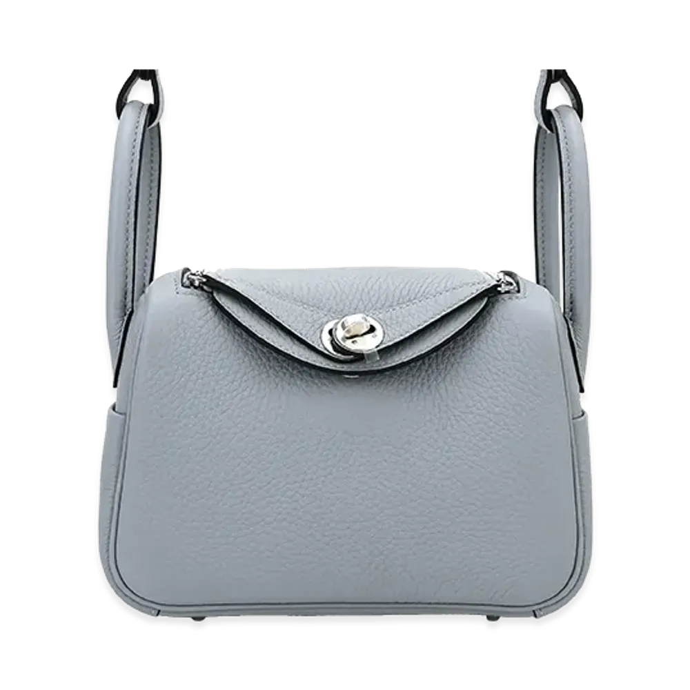 Hermes Mini Lindy "Gris Pantin"