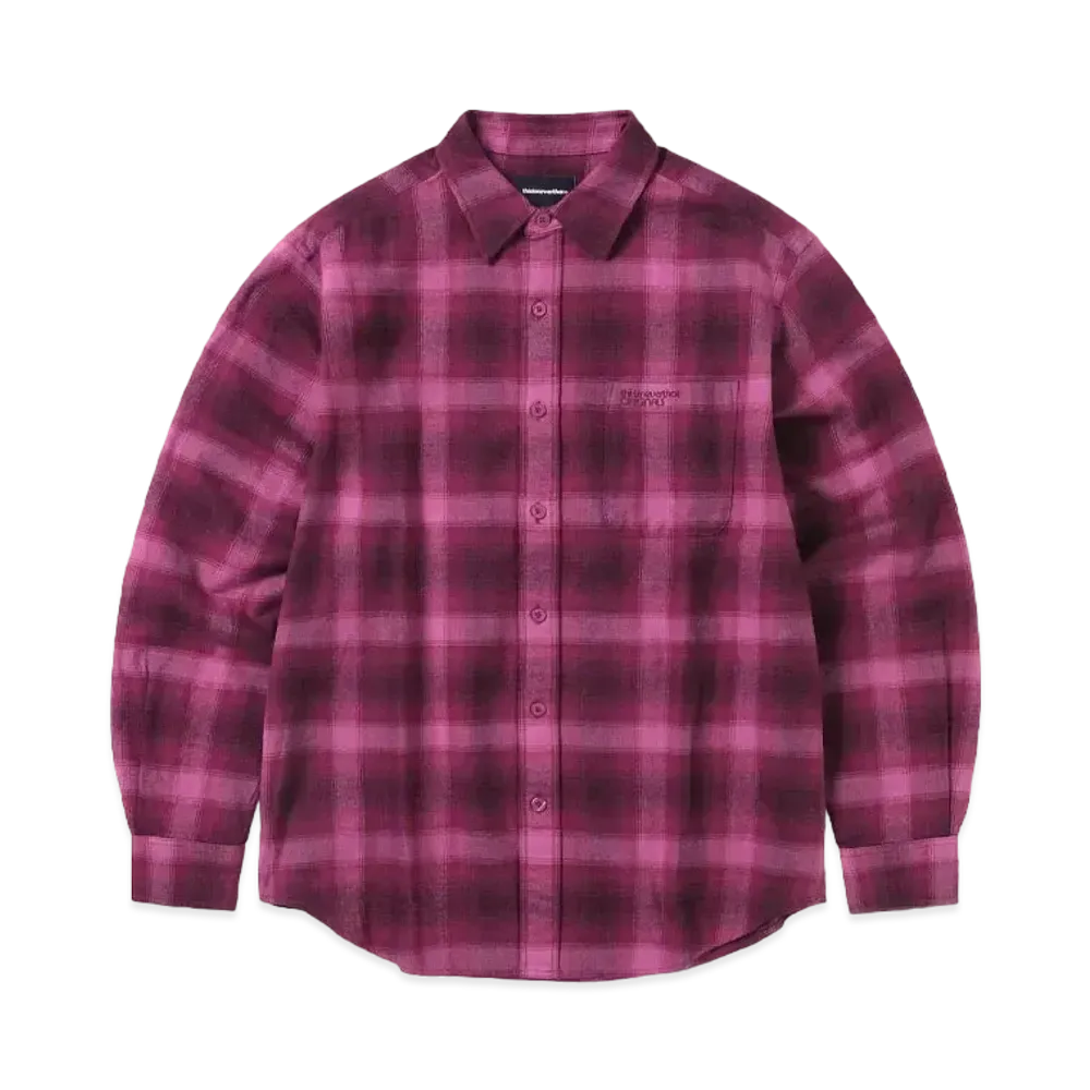 thisisneverthat Flannel Check Shirt "Pink"