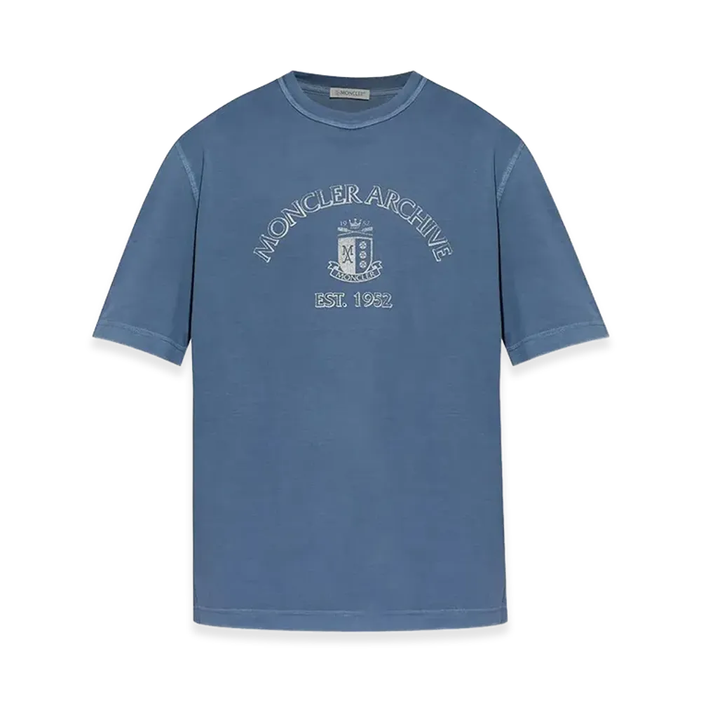MONCLER Short Sleeve T-Shirt "Blue"