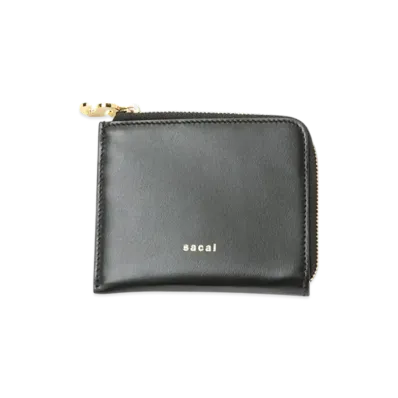 sacai Bicolor Half Wallet "Black"