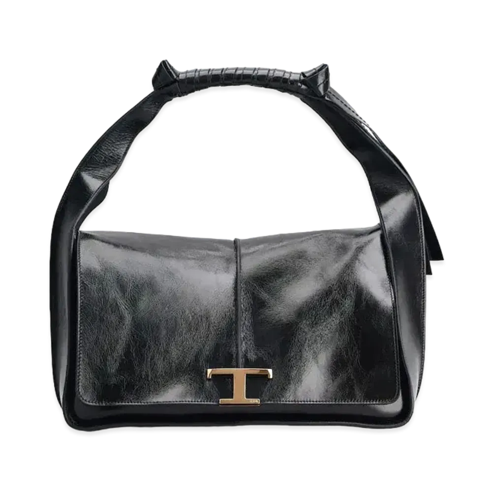 TOD'S Timeless Bag In Leather Medium "Black"