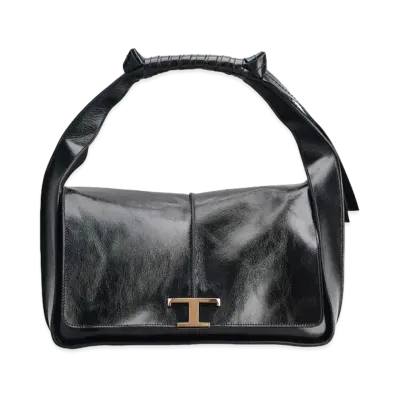 TOD'S Timeless Bag In Leather Medium "Black"
