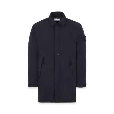 Stone Island 70726 Micro Twill with Primaloft Pure Insulation Trench Coat - 23FW "Navy Blue"