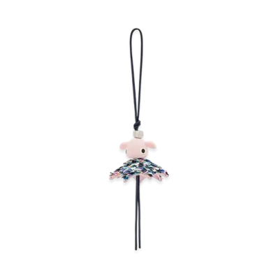LOEWE Party Puzzle Charm "Navy/Light Pink"
