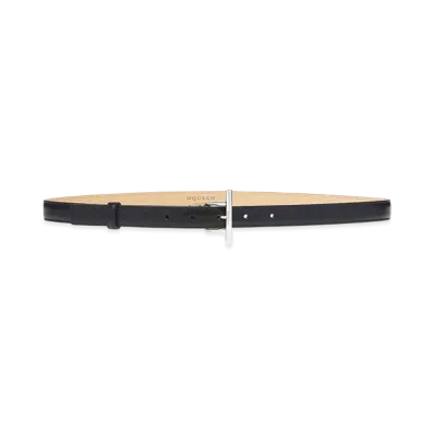 Alexander McQUEEN T-Bar Hip Belt "Black"