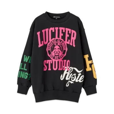 HYSTERIC GLAMOUR Kids Lucifer Studio Sweatshirt "Black"