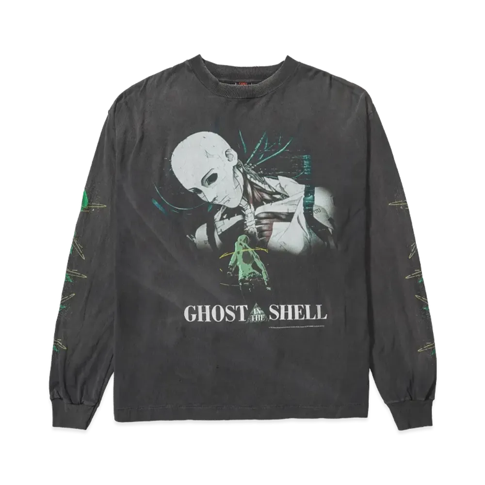 SAINT Mxxxxxx x Ghost In The Shell GS_LS Tee_GITS "Black"
