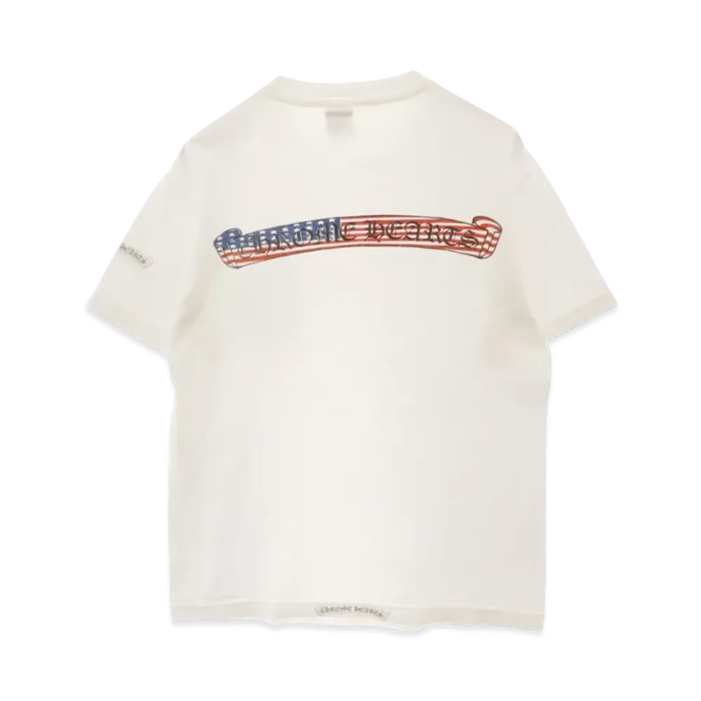 Chrome Hearts American Flag Pocket Tee "White"