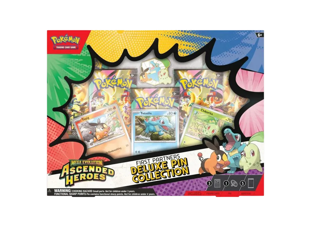 ポケモンカードゲームMEGA(英語版)メガエボリューション「アセンデッドヒーローズ ファーストパートナー デラックス ピン コレクション」