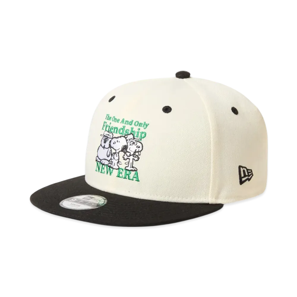 NEW ERA x PEANUTS Youth 9FIFTY Friendship Kids "Chrome White/Black"