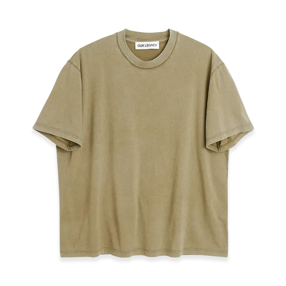 OUR LEGACY Box T-Shirt "Cavalry Olive Legacy Jersey"