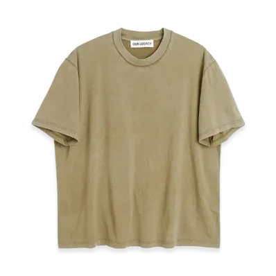 OUR LEGACY Box T-Shirt "Cavalry Olive Legacy Jersey"