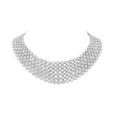 Van Cleef & Arpels Palmyre necklace "18K White gold/Diamond"