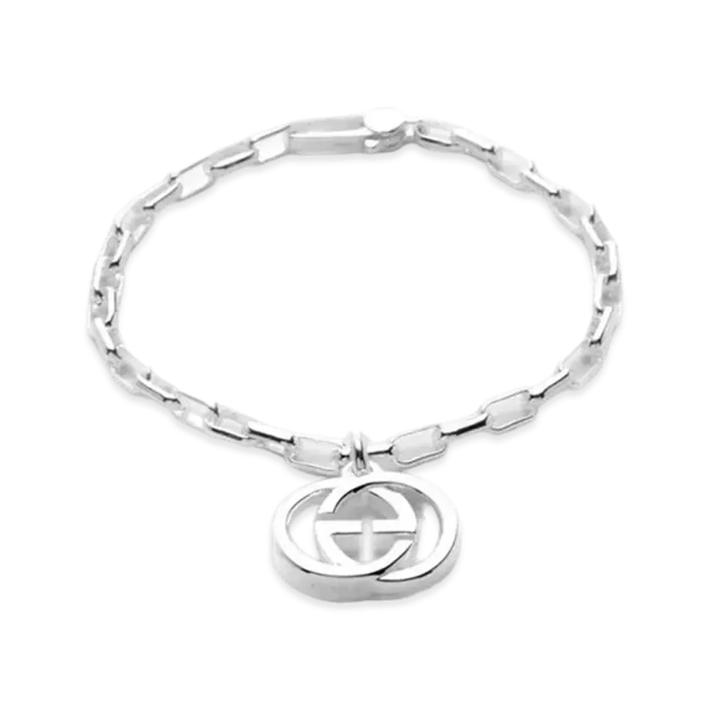 GUCCI Interlocking Bracelet "Silver"