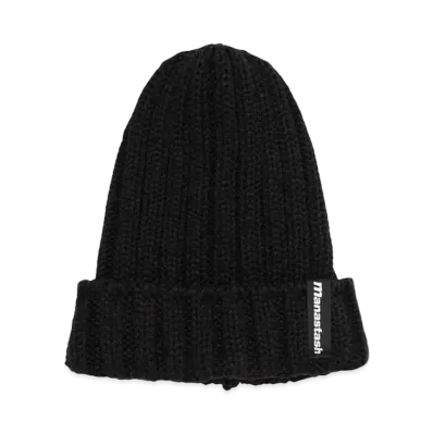 MANASTASH 90'S LOGO BEANIE II "BLACK"