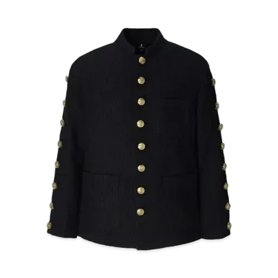 ANREALAGE Mao Collar Button jacket "Black"