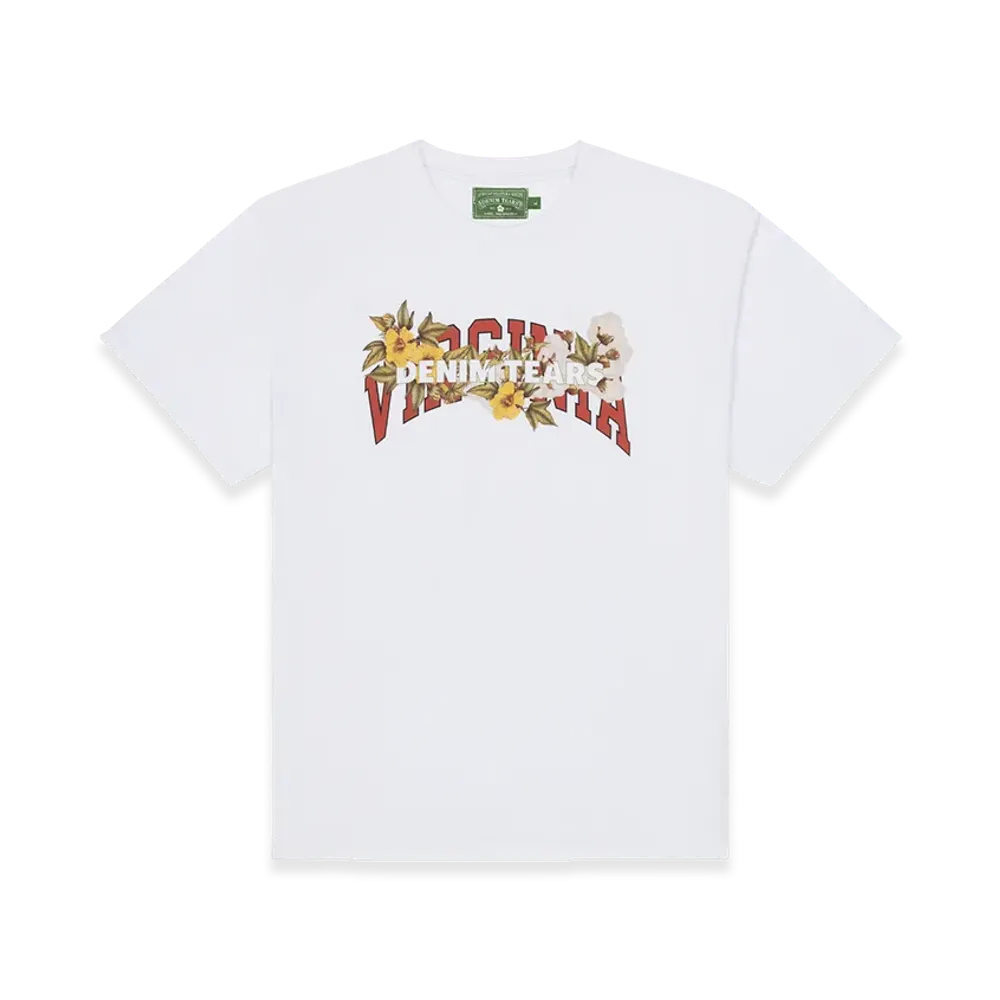 DENIM TEARS Virginia Tears Tee "White"