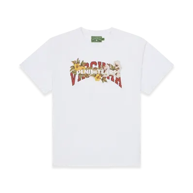 DENIM TEARS Virginia Tears Tee "White"