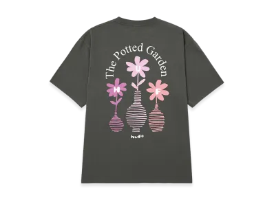 HUF The Potted Garden Tee "Charcoal"