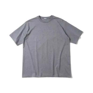 A.PRESSE Cashmere Blend S/S T-Shirt "Grey"