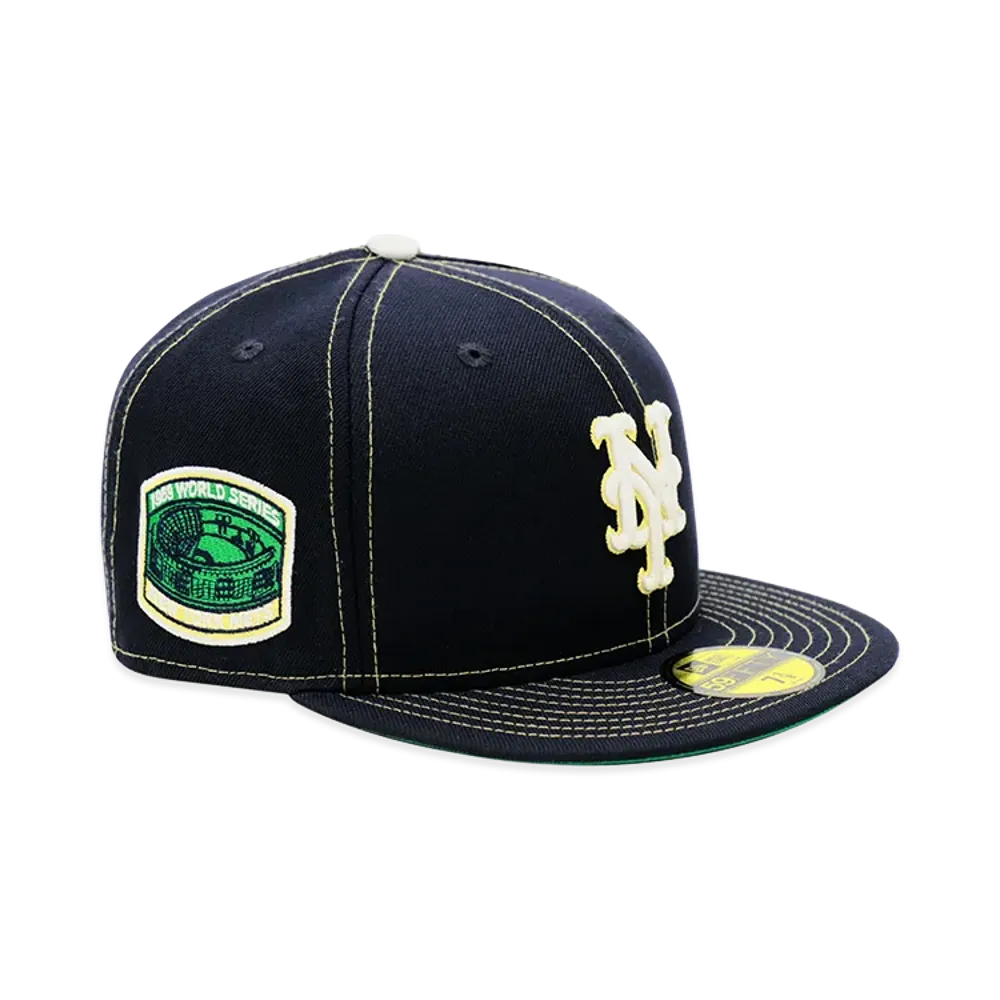 NEW ERA x THE CAP 59Fifty Old Stitch New York Mets "Navy"