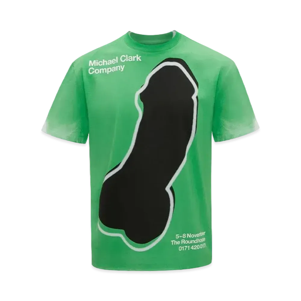 JW ANDERSON Michael Clark Printed T-Shirt #2 "Green"