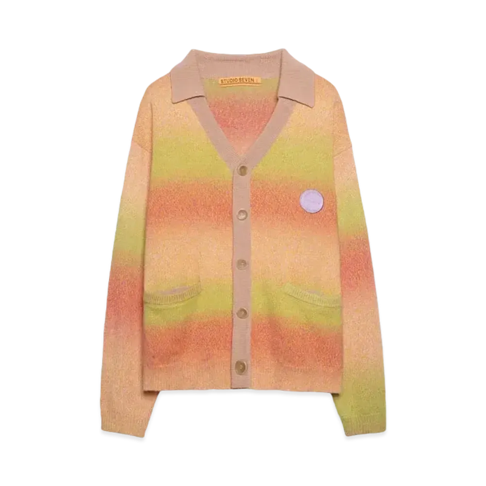 STUDIO SEVEN MULTI KNIT CARDIGAN "MULTI"