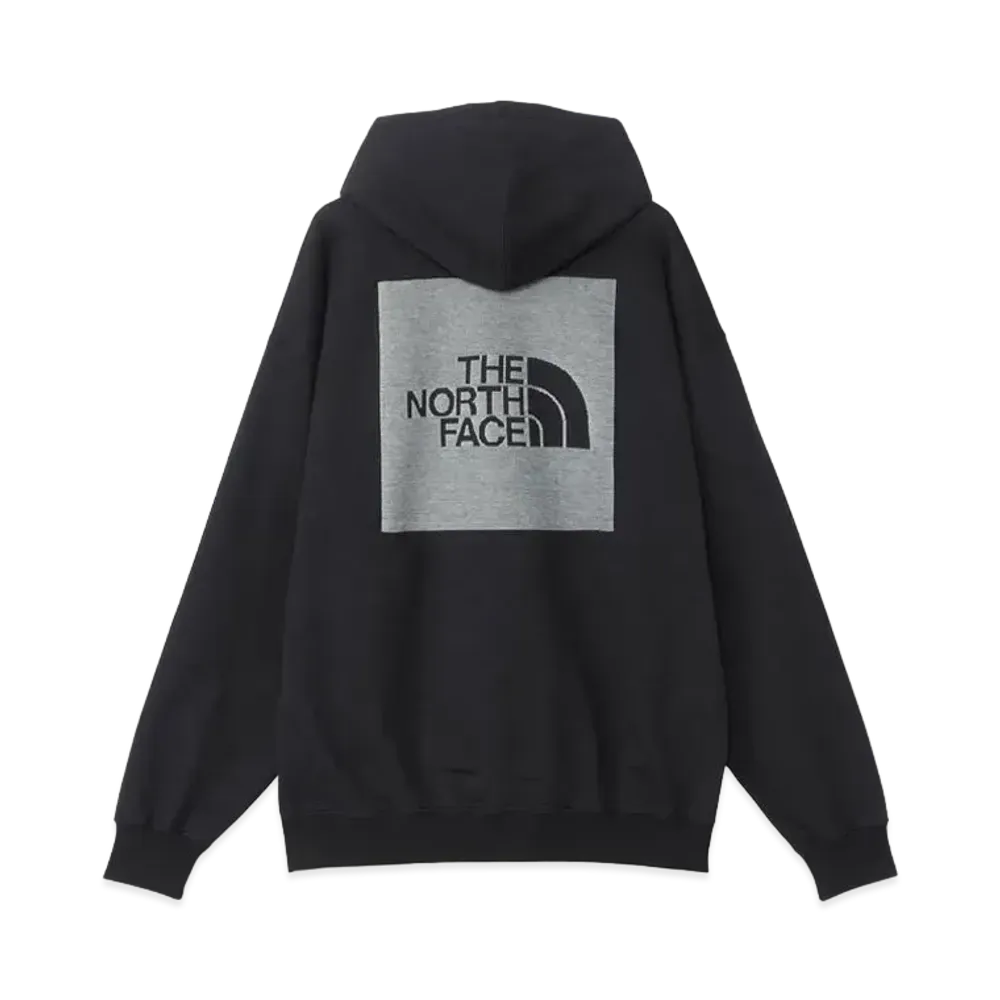 The North Face Jacquard Back Square Logo Hoodie "Black"