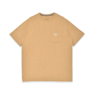Patagonia Shop Sticker Pocket Responsibili T-Shirt "Talon Gold"
