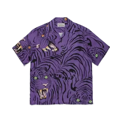 WACKO MARIA TIM LEHI / HAWAIIAN SHIRT "Purple"