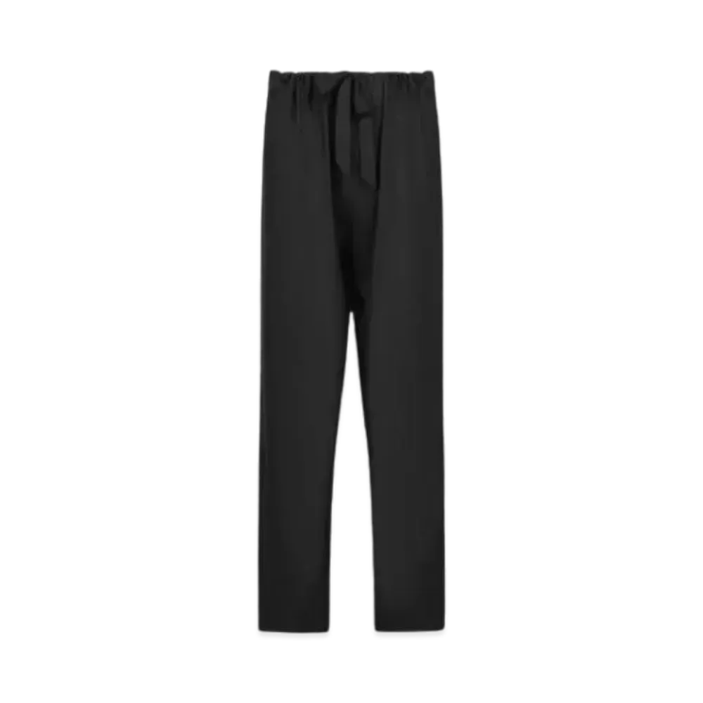 Maison Margiela Silk Poplin Trousers "Black"