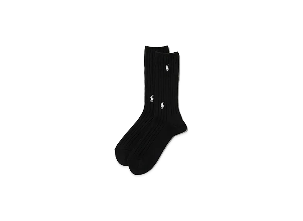 BEAMS x Polo Ralph Socks "Black/White"