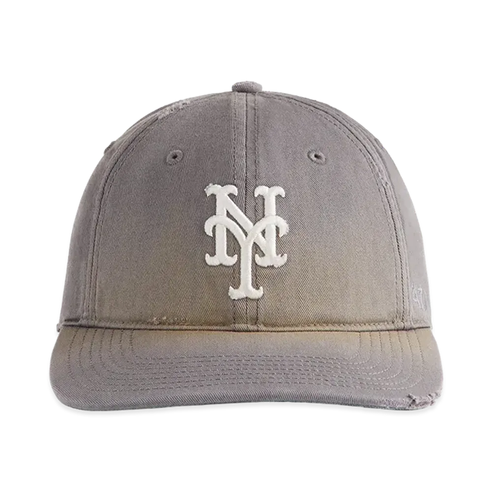Kith x '47 x NBA New York Mets Washed Franchise LS Cap "Concrete"