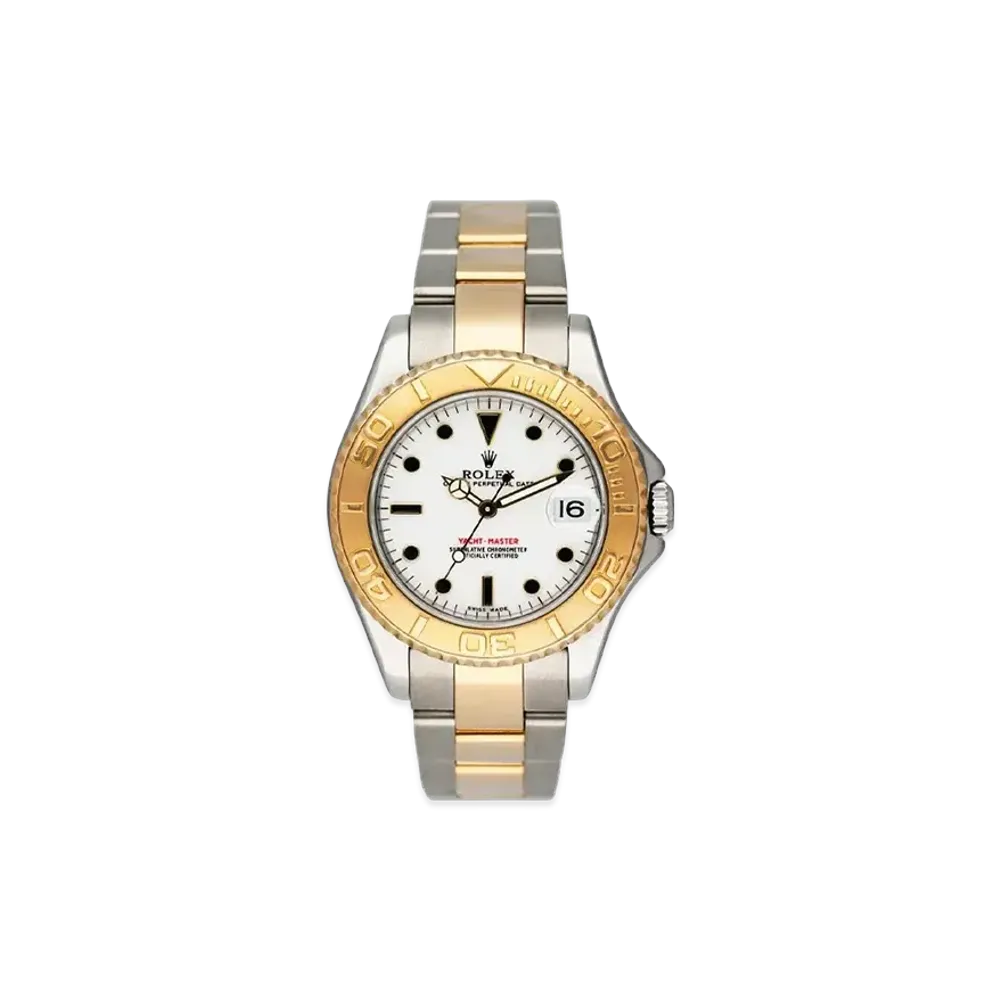 ROLEX Yacht-Master "White/Stainless Steel/Yellow Gold"