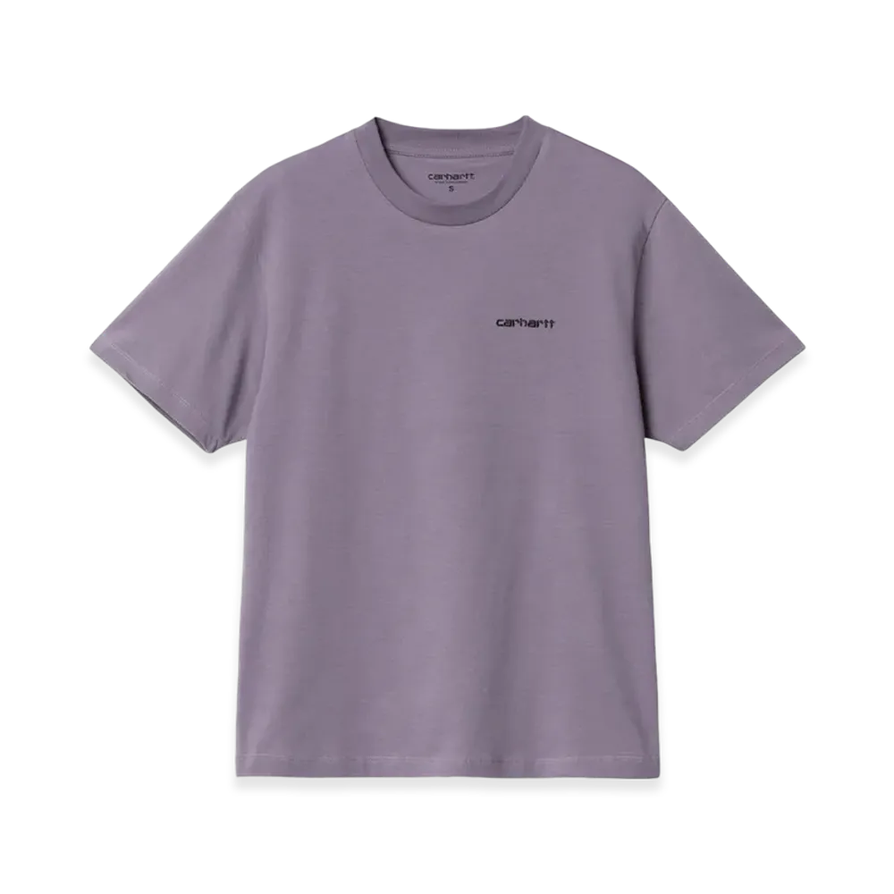 Carhartt WIP Women's Script Embroidery T-Shirt "Glassy Purple"