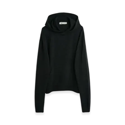 OUR LEGACY Knitted Hood Melange Wool "Anthracite"