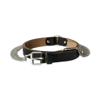 OUR LEGACY Women's Chain Belt "Black Chromexcel Leather"
