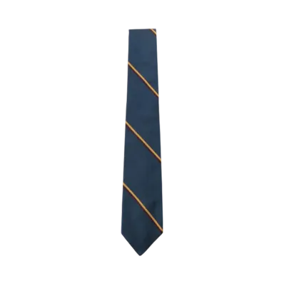 BEAMS Silk Tie Wide Regimental Stripe "Blue"