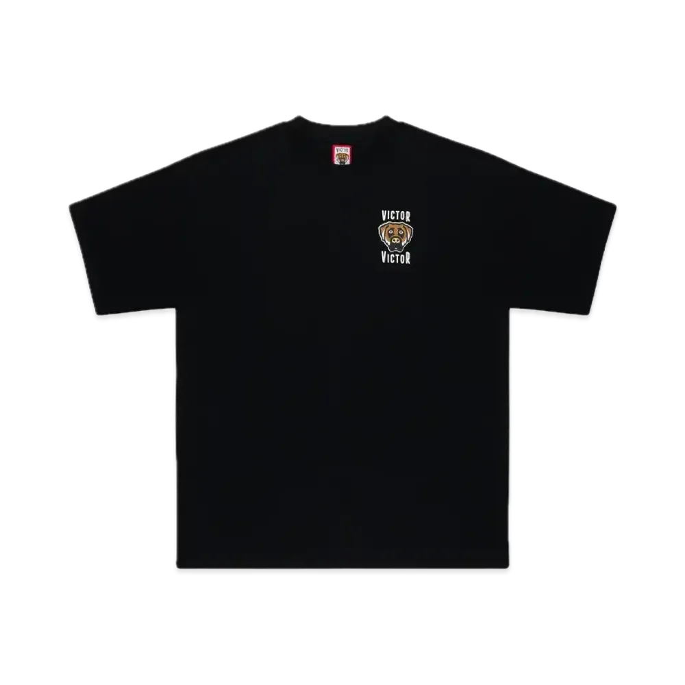 Victor Victor Worldwide Dog Logo T-shirt "Black"